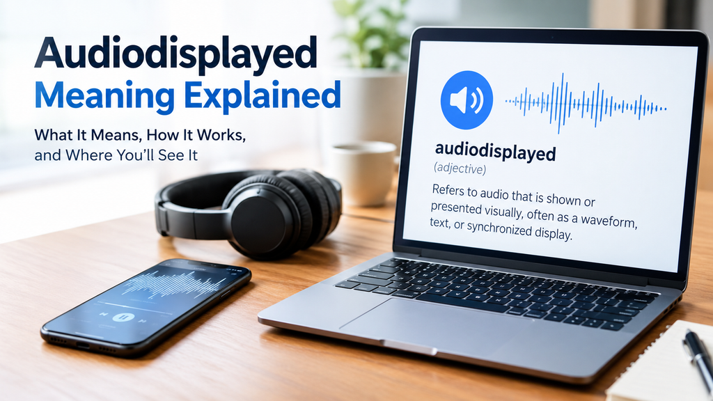 Audiodisplayed Meaning: What It Means in Text and Online Audiodisplayed Meaning