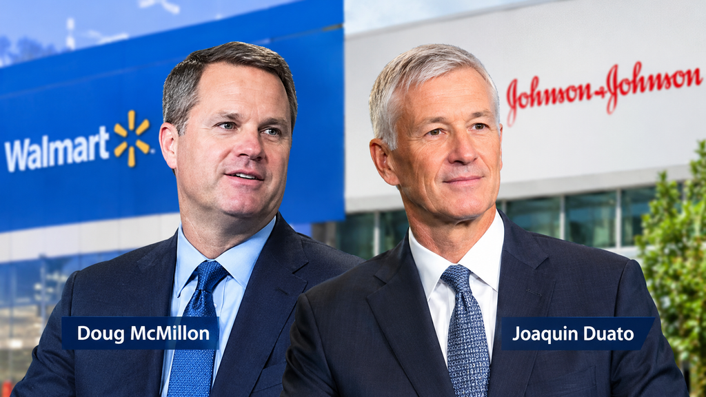 Doug McMillon and Joaquin Duato